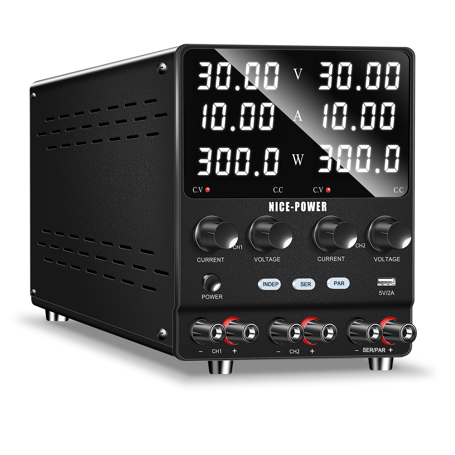 Amazon.com: NICE-POWER Dual DC Power Supply Variable: 30V 10A